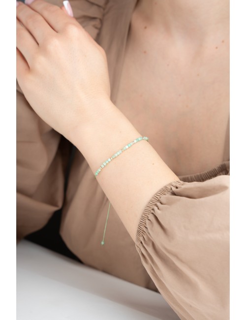 Bransoletka Chryzopraz