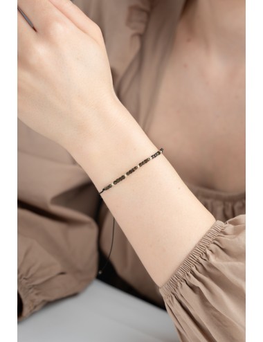 Bransoletka Złoty Obsydian