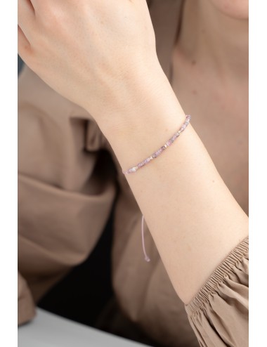 Bransoletka Turmalin Różowy